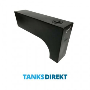 100 Liter Radkastentank schwarz inkl. Montage-Set