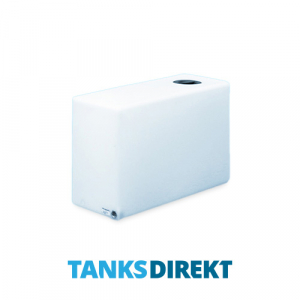 105 Liter Wassertank schmal aus halbtransparentem Kunststoff mit Schraubdeckel