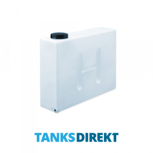 400 Litre Water Tank Upright Baffled made from natural translucent Polyethylen with screw lid 