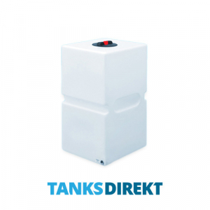 450 Litre Water Tank Upright Baffled made from natural translucent Polyethylen with screw lid 