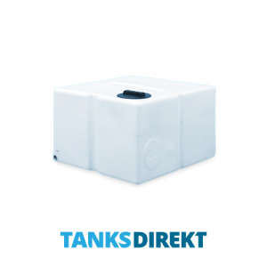 500 Litre Water Tank Flat Baffled made from natural translucent Polyethylen with screw lid 