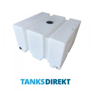 500 Litre weight Water Tank Notches made from natural translucent Polyethylen with screw lid 