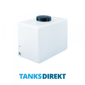 50 Liter Wassertank aus halbtransparentem Kunststoff mit Schraubdeckel