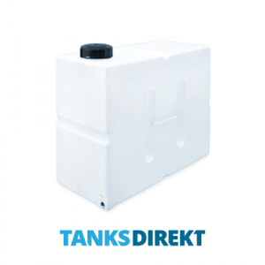 650 Litre Water Tank Upright Baffled made from natural translucent Polyethylen with screw lid 