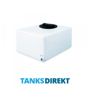 75 Litre Water Tank Flat made from natural translucent Polyethylen with screw lid 