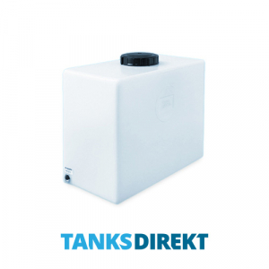 85 Liter Wassertank schmal aus halbtransparentem Kunststoff mit Schraubdeckel 15 cm