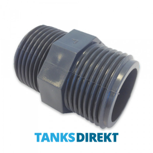 PVC Nipple 3/4 Inch External Thread