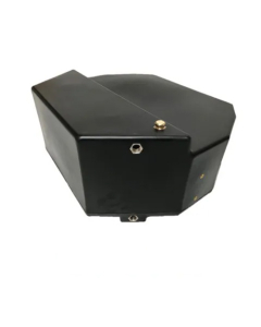 68 litre underslung tank for spare wheel recess on VW Transporter T5 & T6 - Traffic Black (Ral 9017)