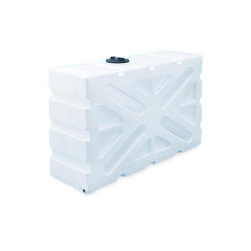 1250 Litre Water Tank Upright Baffled made from natural translucent Polyethylen with screw lid 