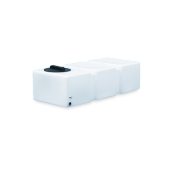 125 Litre Water Tank Flat made from natural translucent Polyethylen with screw lid 