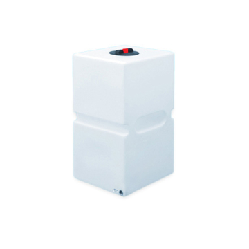 450 Litre Water Tank Upright Baffled made from natural translucent Polyethylen with screw lid 
