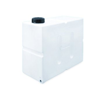 650 Litre Water Tank Upright Baffled made from natural translucent Polyethylen with screw lid 