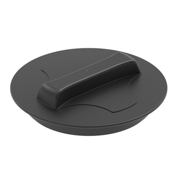 Lid Black 20 cm External Thread - Unvented