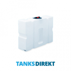 190 Litre Water Tank Upright Baffled made from natural translucent Polyethylen with screw lid 