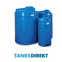 2000 Liter Wassertank/Lagertank rund vertikal zylinderförmig – (RPV-Serie)