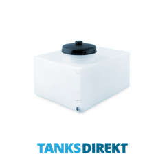 80 Liter Wassertank flach mit Hals