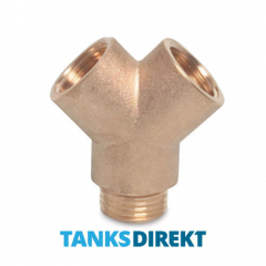 Y-Socket 1/2 Inch External Thread x 1/2 Inch Internal Thread x 1/2 Inch Internal Thread 