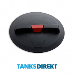 Lid Black 30 cm External Thread Vented