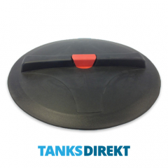 Lid Black 40 cm External Thread Vented