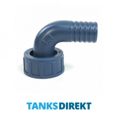 PP Schlauchtülle 90° gewinkelt 25mm mit 1