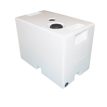 50 Litre weight Water Tank made from natural translucent Polyethylen with screw lid 