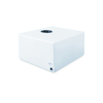85 Litre Water Tank Flat 12 cm Lid made from natural translucent Polyethylen with screw lid 