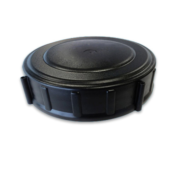 Deckel schwarz 15 cm Innengewinde - ohne Entlüftung