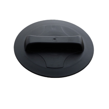 Deckel schwarz 20 cm Außengewinde - ohne Entlüftung