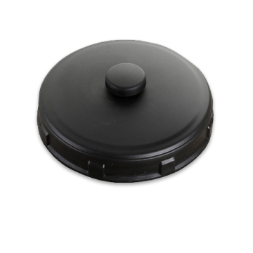 Lid Black 20 cm Internal Thread - 2 Way Vented