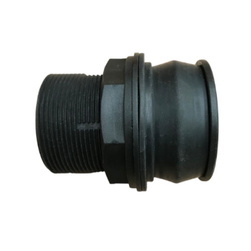 Tankdurchführung PP / KwiQ Fit Fitting 1" AG x 3/4" IG + EPDM Dichtung - lebensmittelgeeignet
