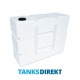 1000 Litre Water Tank Upright Baffled made from natural translucent Polyethylen with screw lid 