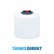 100 Liter zylindrischer Wassertank aus halbtransparentem Kunststoff mit Schraubdeckel