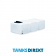 125 Litre Water Tank Flat made from natural translucent Polyethylen with screw lid 
