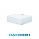 150 Litre Water Tank Flat Baffled made from natural translucent Polyethylen with screw lid 