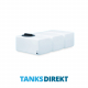 175 Liter Wassertank flach aus halbtransparentem Kunststoff mit Schraubdeckel