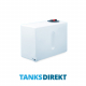210 Litre Water Tank Upright Baffled made from natural translucent Polyethylen with screw lid 