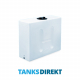 325 Litre Water Tank Upright Baffled made from natural translucent Polyethylen with screw lid 