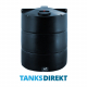 5500 Litre storage tanks round upright made from black Polyethylen with large screw lid