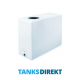 64 Liter Wassertank schmal aus halbtransparentem Kunststoff mit Schraubdeckel