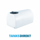 900 Litre D-Shaped Water Tank, Baffled made from natural translucent Polyethylen with screw lid 