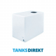 95 Liter Wassertank schmal aus halbtransparentem Kunststoff mit Schraubdeckel