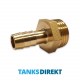 Hosetail 10 mm x 1/2 Inch External Thread
