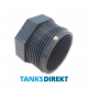 PVC Reducer2 Inch External Thread x 1 1/2 Inch Internal Thread