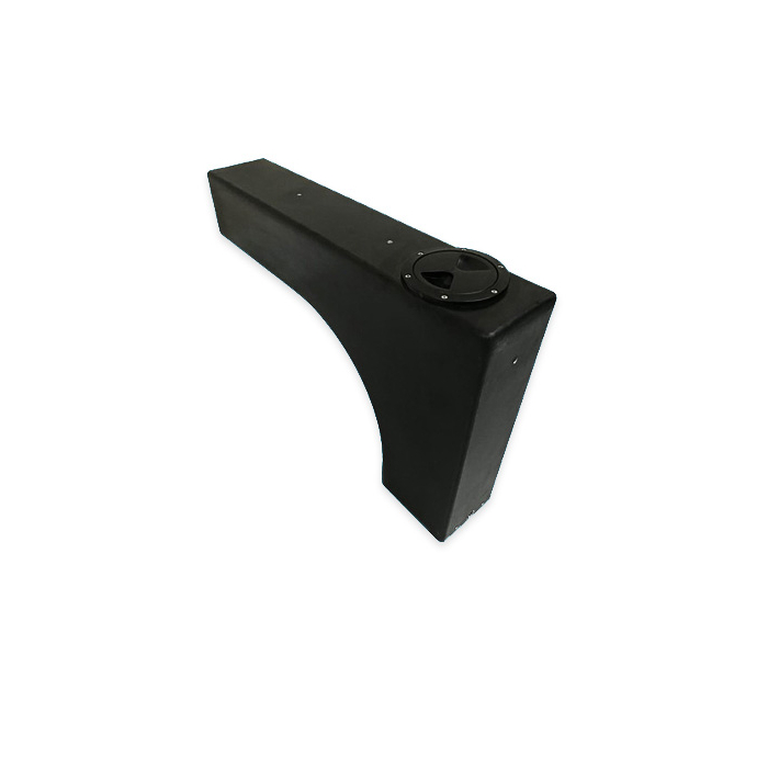 24 Litre Water Tank Wheel Arch made from black Polyethylen with screw lid