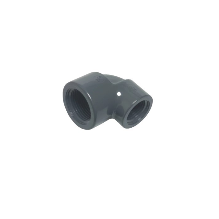 PVC Knee Socket Reducer 90° 3/4 Inch Internal Thread and ½ Internal Thread