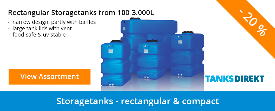 Storagetanks - rectangular and compact