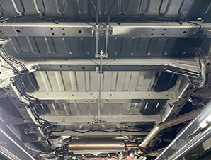 Fiat Ducato Unterboden leer- Platz der Installation 